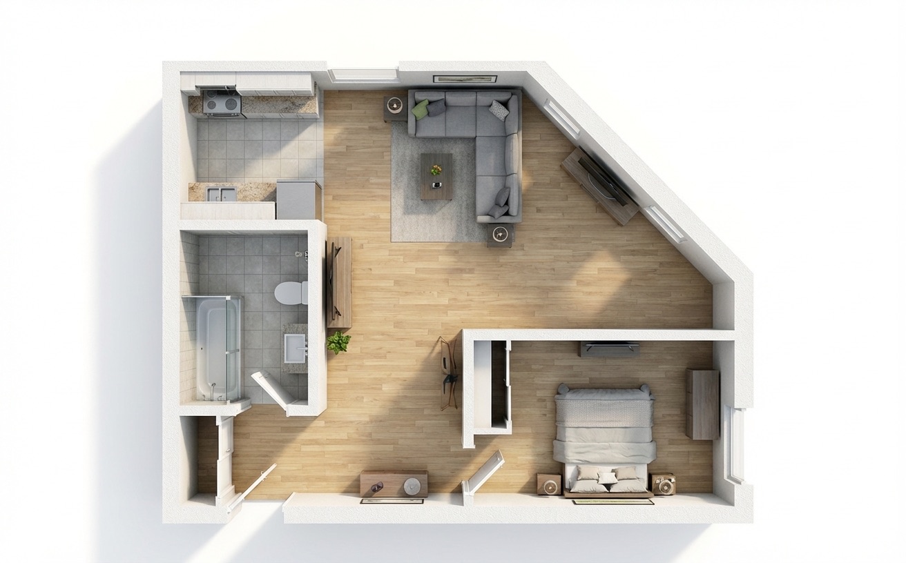 Realistic Room Rendering